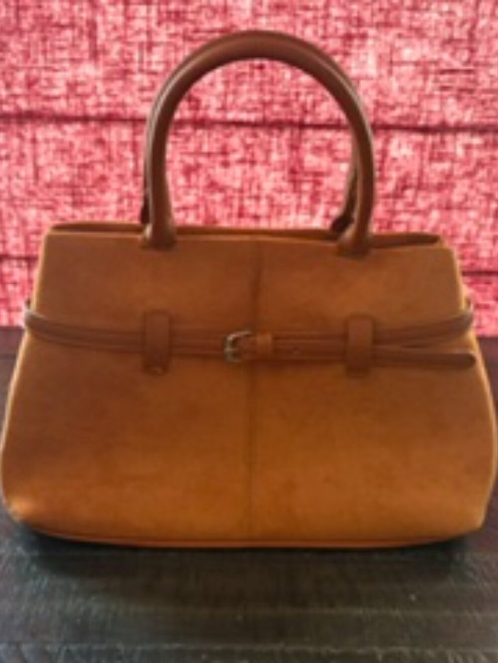 Brand New Faux Suede brown purse NWOT